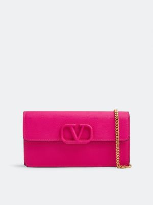 Розовый кошелек Valentino Garavani