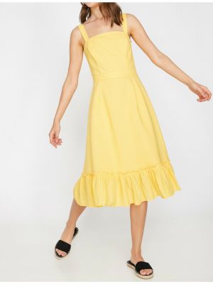 Φόρεμα Koton κίτρινο