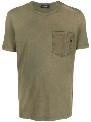 T-krekls ar kabatām Dondup zaļš