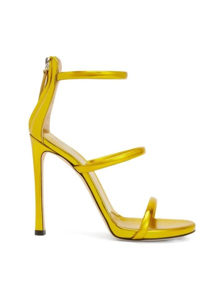 Sandały Giuseppe Zanotti żółte