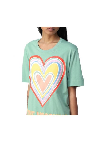 Camiseta con corazón Love Moschino