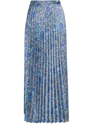 Plisovaná midi sukňa s potlačou s paisley vzorom Sandro