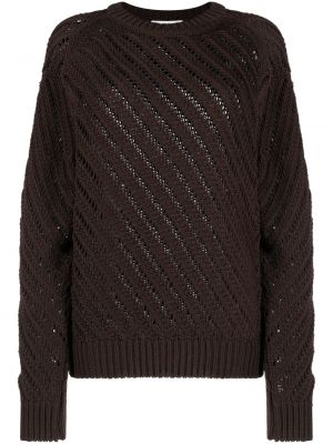Пуловер Lemaire кафяво