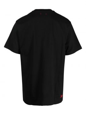 T-shirt en coton à imprimé Clot noir