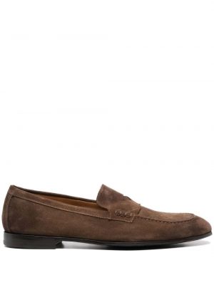 Skinn ruskind loafers Doucal's brun