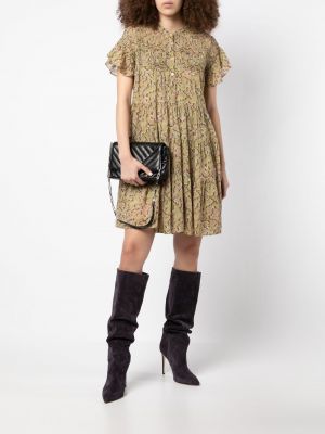 Mini šaty s potiskem s abstraktním vzorem Marant Etoile