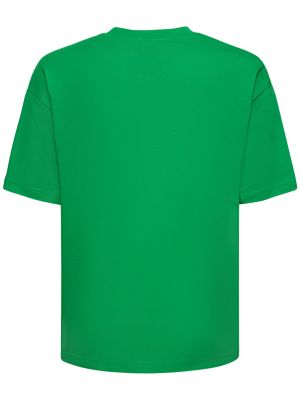 Pamut póló A.p.c. zöld