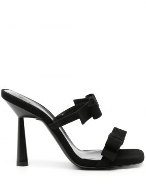Semišové sandále Giaborghini čierna