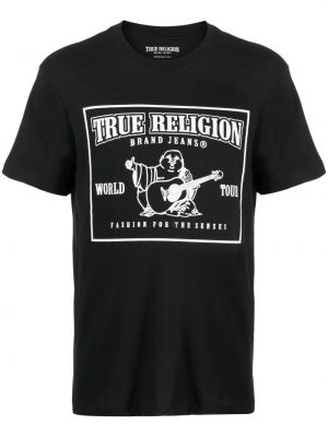 Raštuotas medvilninis marškinėliai True Religion