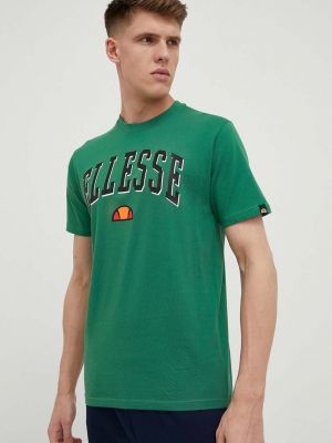 Nyomott mintás póló Ellesse - zöld