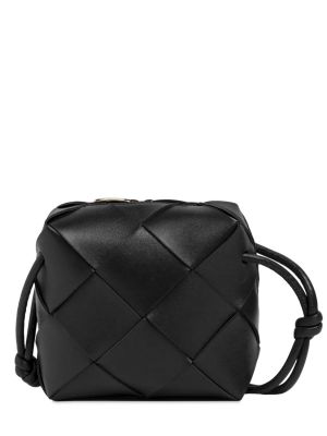 Læder mini taske Bottega Veneta sort