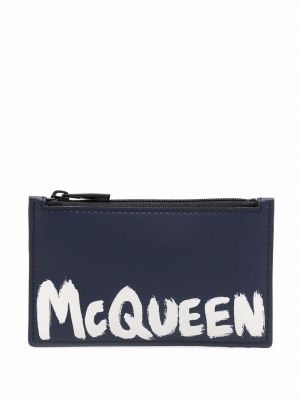Peňaženka Alexander Mcqueen modrá