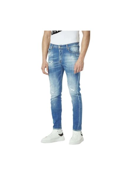 Jeans skinny slim John Richmond bleu