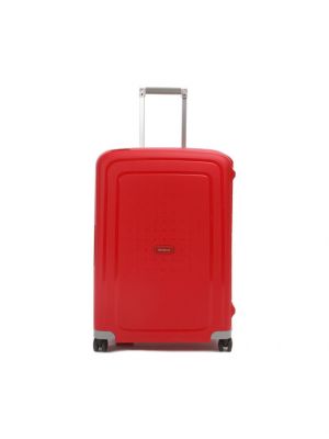 Bőrönd Samsonite piros