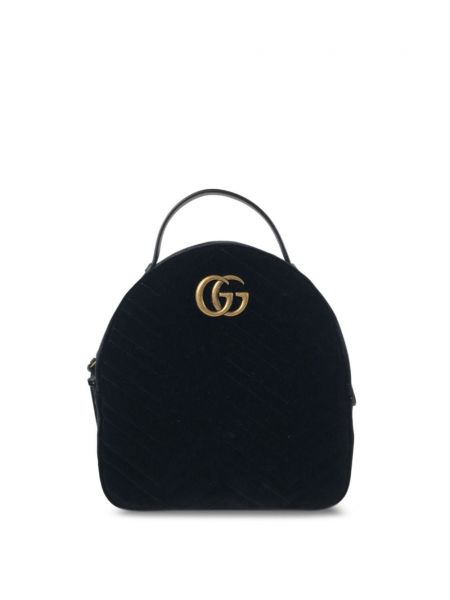 Aksamitna torba Gucci Pre-owned czarna
