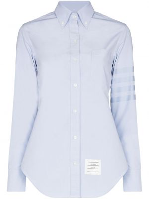 Košile s knoflíky Thom Browne modrá