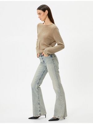 Slim fit skinny džíny s vysokým pasem Koton