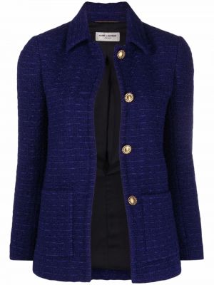 Tweed figurbetonter blazer Saint Laurent