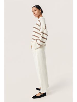 Vlnený sveter Soaked In Luxury biela