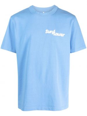 Памучна тениска с принт Sunflower