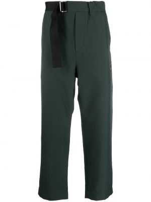 Pantalon en coton à boucle Oamc vert