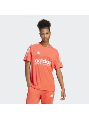 Camiseta deportiva Adidas naranja