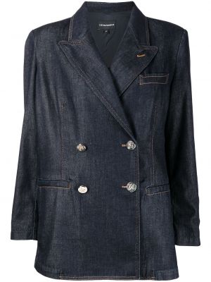 Lang blazer Emporio Armani blå