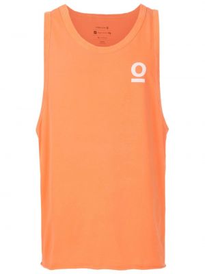 Bavlněná košile Osklen oranžová