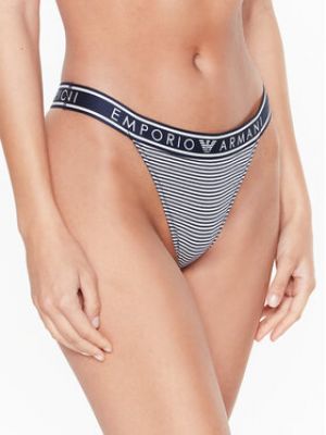 Emporio Armani Underwear Set 2 perechi de chiloți tanga 164522 3R219 21136 Bleumarin