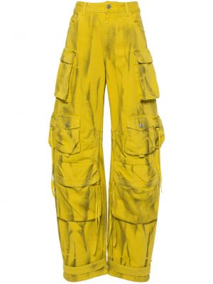 Карго панталони The Attico жълто