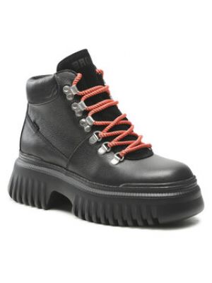 Členkové topánky Bronx čierna
