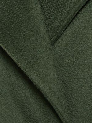 Kašmírový kabát Max Mara zelená