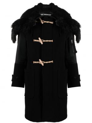 Kabát s kapucňou Junya Watanabe čierna