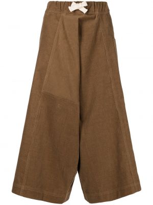 Укороченные широкие брюки Sofie D'hoore, коричневые