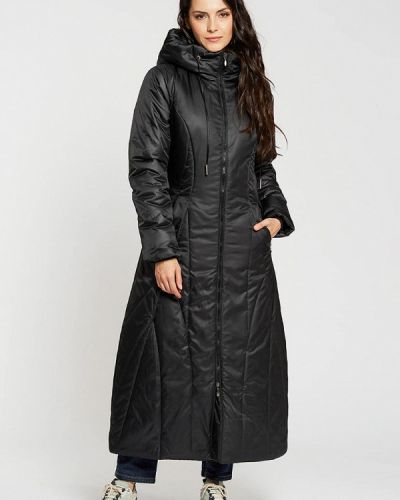 Утепленная демисезонная куртка D`imma черная
