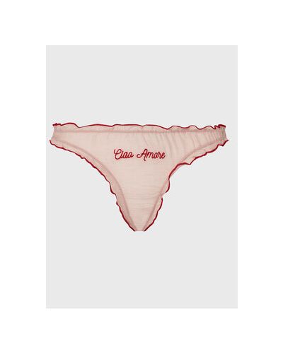 Chiloți tanga Undress Code roz