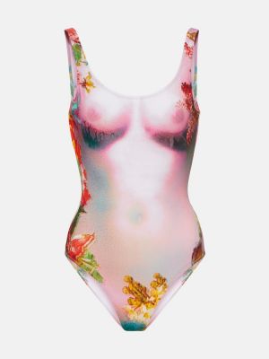 Strój kąpielowy Jean Paul Gaultier różowy