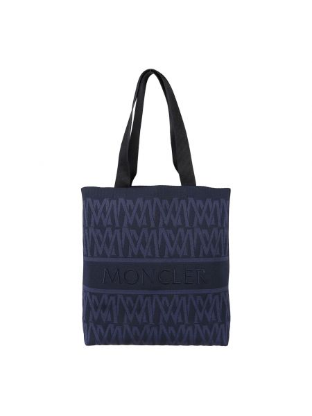 Shopper handtasche mit taschen Moncler blau