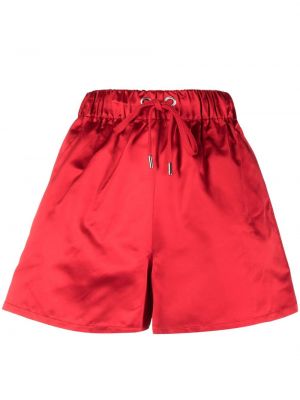 Shorts en satin Sa Su Phi rouge