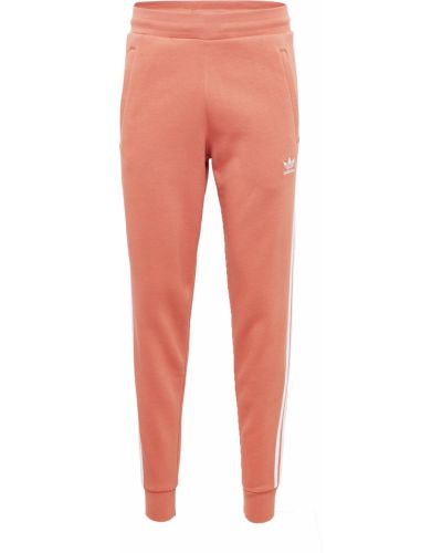 Ριγέ ριγέ αθλητικό παντελόνι Adidas Originals ροζ