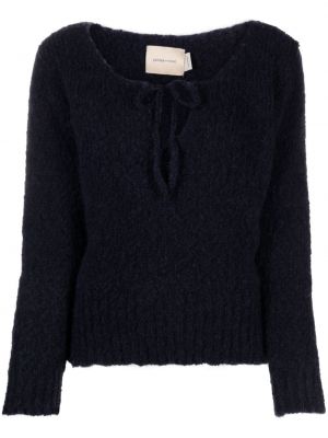 Vlnený sveter z alpaky Paloma Wool modrá