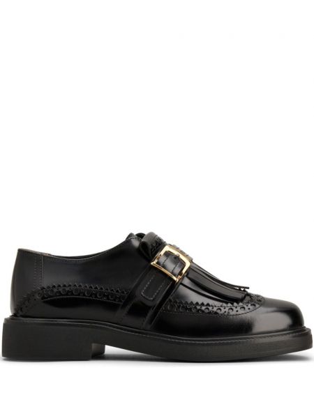 Læder loafers Tod's sort