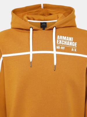 Длинная толстовка Armani Exchange золотая