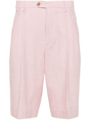 Prugaste bermuda kratke hlače Lardini ružičasta