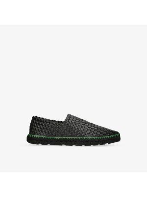 Кожаные эспадрильи Bottega Veneta черные
