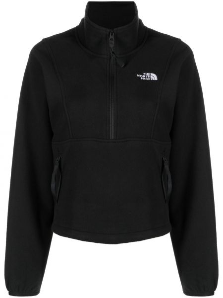 Fleece zip hettegenser The North Face svart