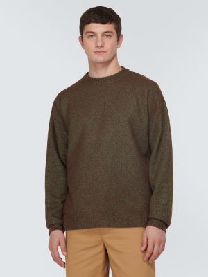 Jersey de lana de tela jersey Jil Sander marrón