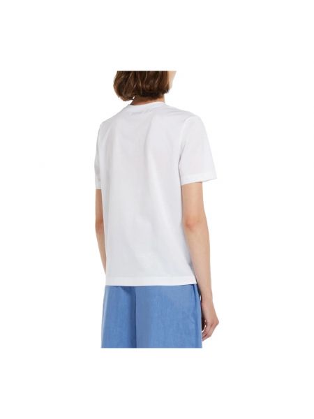 Camiseta manga corta de tela jersey Max Mara blanco