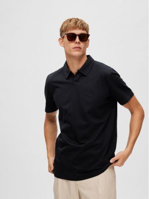 Polo Selected Homme nero
