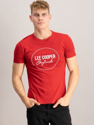 Тениска Lee Cooper червено
